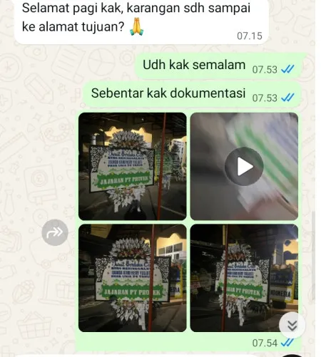 Pengiriman Papan Bunga Selamat Slipi
