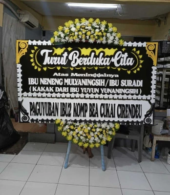 Papan Bunga di Slipi